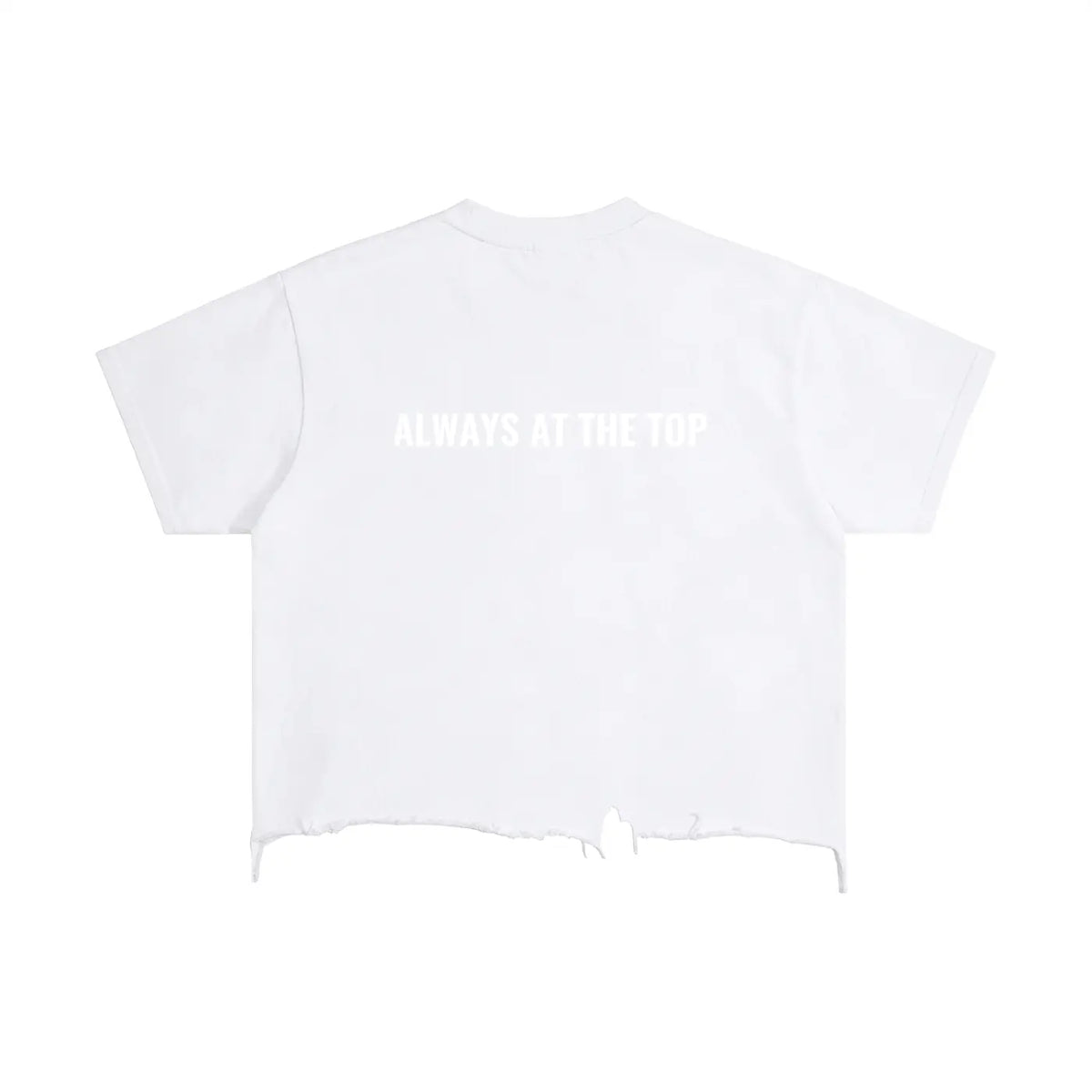 Vintage Wash Boxy Distressed Hem T-Shirt