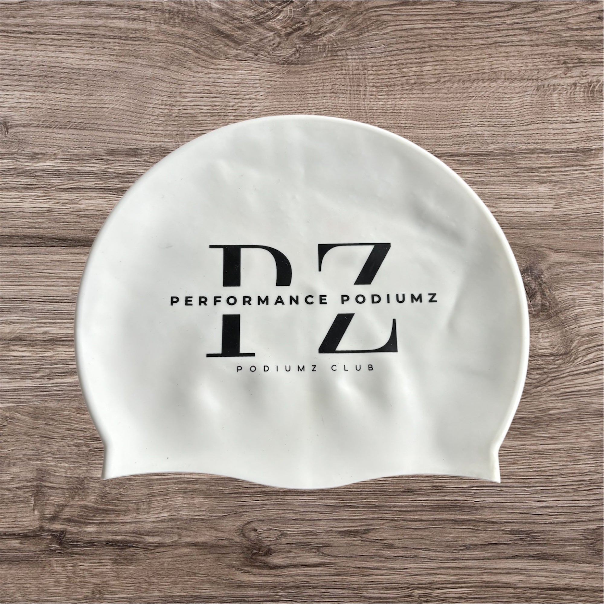 Casque de bain blanc - Podiumz Club